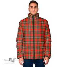 Scottish Drummond of Perth Clan Tartan Padded Jacket - Tartan Plaid Jacket Scotstee Shop - Tartan Plaid - scotstee.com