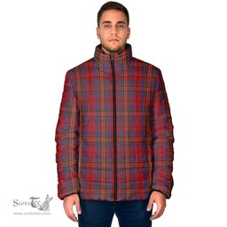 Scottish Cameron of Locheil Clan Tartan Padded Jacket - Tartan Plaid Jacket Scotstee Shop - Tartan Plaid - scotstee.com