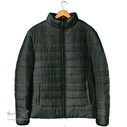Scottish Dublin County Ireland Clan Tartan Padded Jacket - Tartan Plaid Jacket Scotstee Shop - Tartan Plaid - scotstee.com