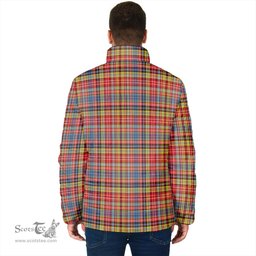 Scottish Drummond of Strathallan Modern Clan Tartan Padded Jacket - Tartan Plaid Jacket Scotstee Shop - Tartan Plaid - scotstee.com