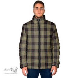Scottish Dunlop Hunting Clan Tartan Padded Jacket - Tartan Plaid Jacket Scotstee Shop - Tartan Plaid - scotstee.com