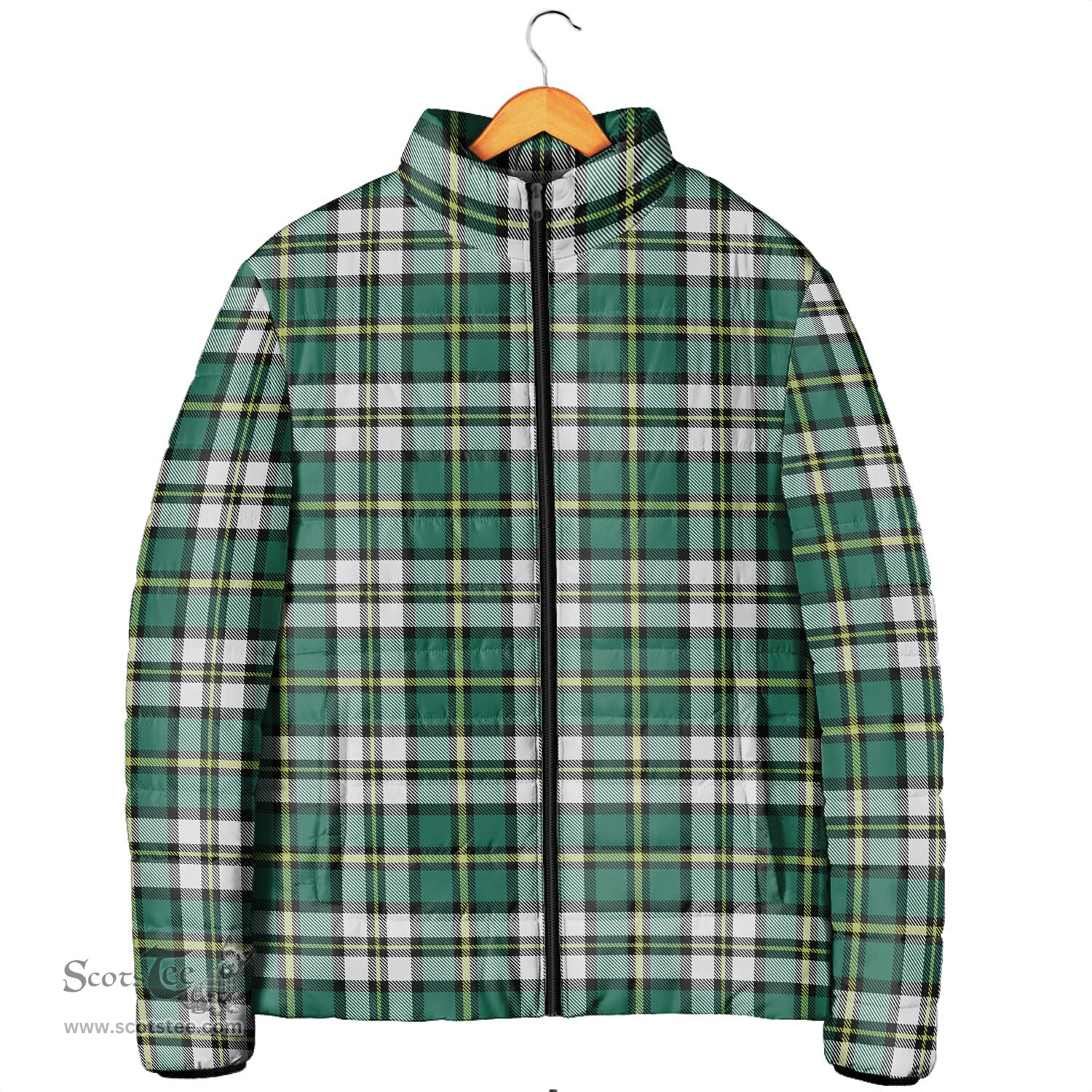 Scottish Cape Breton Island Canada Clan Tartan Padded Jacket - Tartan Plaid Jacket Scotstee Shop - Tartan Plaid - scotstee.com