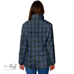 Scottish Clergy Blue Clan Tartan Padded Jacket - Tartan Plaid Jacket Scotstee Shop - Tartan Plaid - scotstee.com