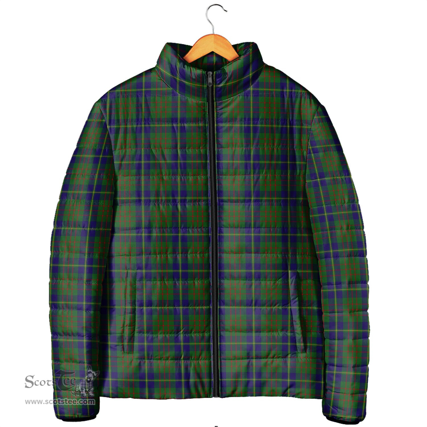 Scottish Cameron of Lochiel Hunting Clan Tartan Padded Jacket - Tartan Plaid Jacket Scotstee Shop - Tartan Plaid - scotstee.com