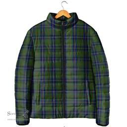 Scottish Cameron of Lochiel Hunting Clan Tartan Padded Jacket - Tartan Plaid Jacket Scotstee Shop - Tartan Plaid - scotstee.com