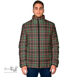 Scottish Cumming Hunting Ancient Clan Tartan Padded Jacket - Tartan Plaid Jacket Scotstee Shop - Tartan Plaid - scotstee.com