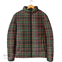 Scottish Cumming Hunting Ancient Clan Tartan Padded Jacket - Tartan Plaid Jacket Scotstee Shop - Tartan Plaid - scotstee.com