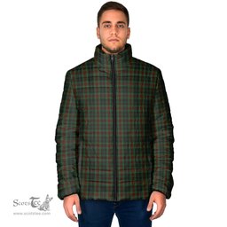 Scottish Carlow County Ireland Clan Tartan Padded Jacket - Tartan Plaid Jacket Scotstee Shop - Tartan Plaid - scotstee.com