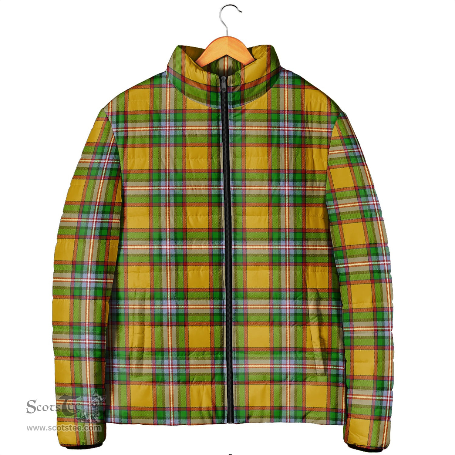 Scottish Essex County Canada Clan Tartan Padded Jacket - Tartan Plaid Jacket Scotstee Shop - Tartan Plaid - scotstee.com
