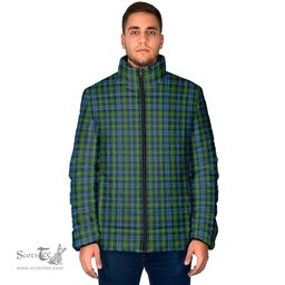 Scottish Campbell of Argyll #02 Clan Tartan Padded Jacket - Tartan Plaid Jacket Scotstee Shop - Tartan Plaid - scotstee.com