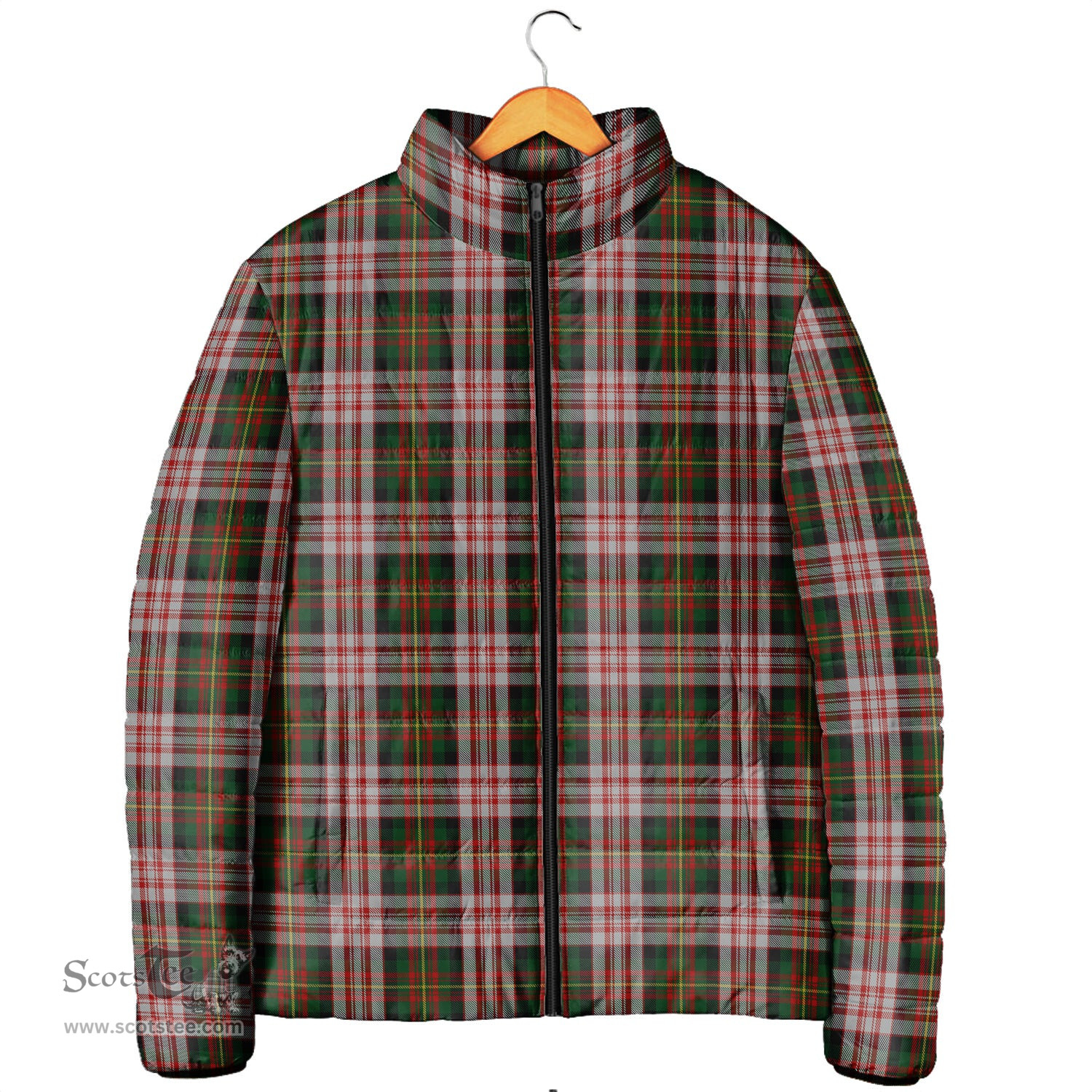 Scottish Carnegie Dress Clan Tartan Padded Jacket - Tartan Plaid Jacket Scotstee Shop - Tartan Plaid - scotstee.com