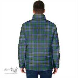 Scottish Cockburn Ancient Clan Tartan Padded Jacket - Tartan Plaid Jacket Scotstee Shop - Tartan Plaid - scotstee.com