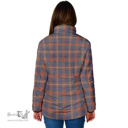 Scottish Fraser Hunting Modern Clan Tartan Padded Jacket - Tartan Plaid Jacket Scotstee Shop - Tartan Plaid - scotstee.com