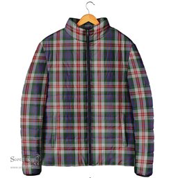 Scottish Fraser Red Dress Clan Tartan Padded Jacket - Tartan Plaid Jacket Scotstee Shop - Tartan Plaid - scotstee.com