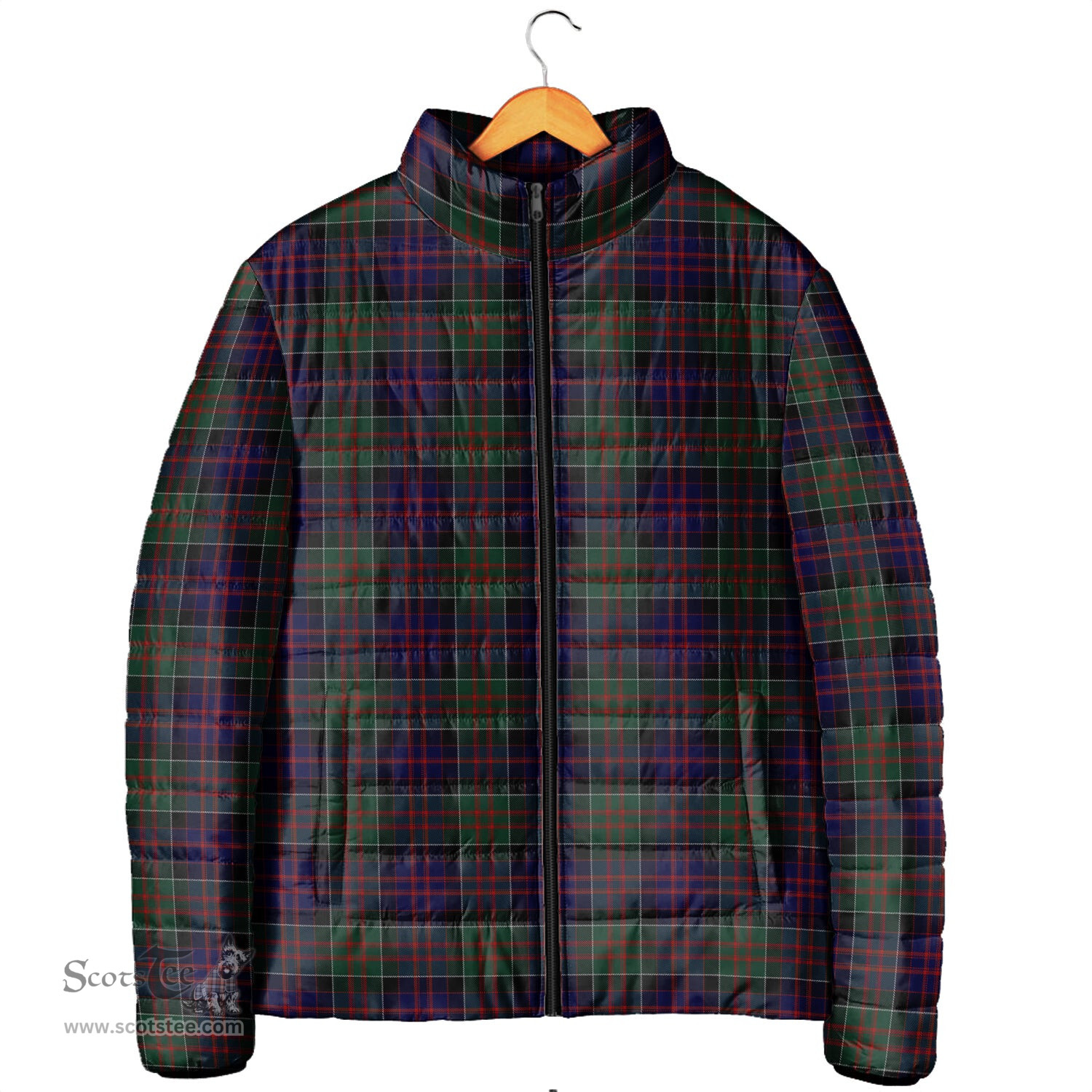 Scottish MacDonald of Clan Ranald Clan Tartan Padded Jacket - Tartan Plaid Jacket Scotstee Shop - Tartan Plaid - scotstee.com