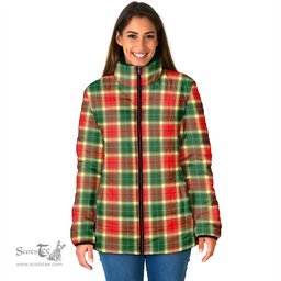 Scottish Gibsone (Gibson-Gibbs) Clan Tartan Padded Jacket - Tartan Plaid Jacket Scotstee Shop - Tartan Plaid - scotstee.com