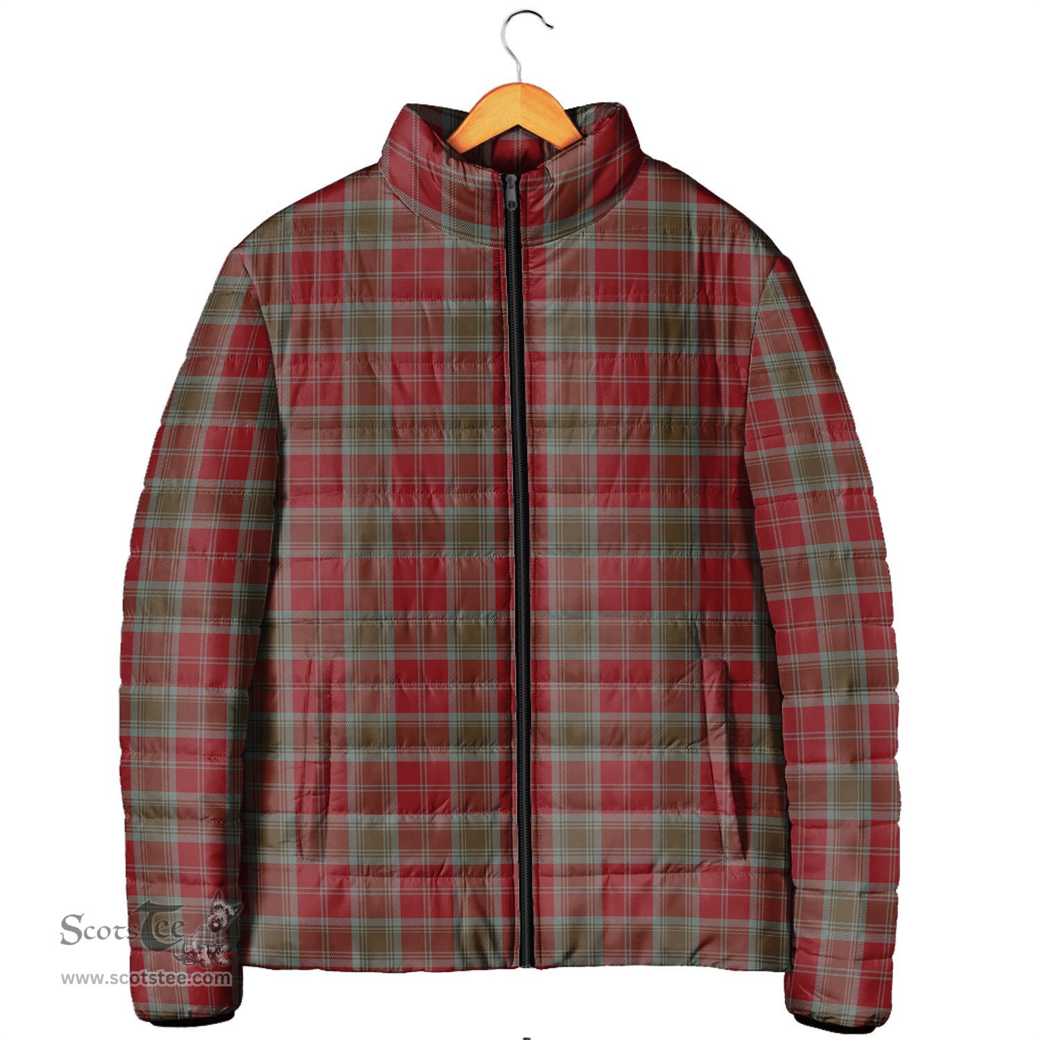 Scottish Lindsay Weathered Clan Tartan Padded Jacket - Tartan Plaid Jacket Scotstee Shop - Tartan Plaid - scotstee.com