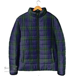 Scottish Lewis of Wales Clan Tartan Padded Jacket - Tartan Plaid Jacket Scotstee Shop - Tartan Plaid - scotstee.com