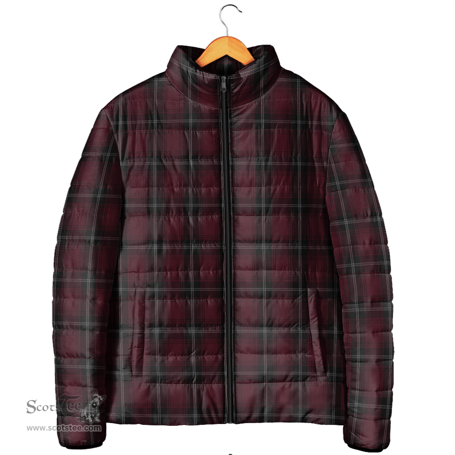 Scottish Llewellen of Wales Clan Tartan Padded Jacket - Tartan Plaid Jacket Scotstee Shop - Tartan Plaid - scotstee.com