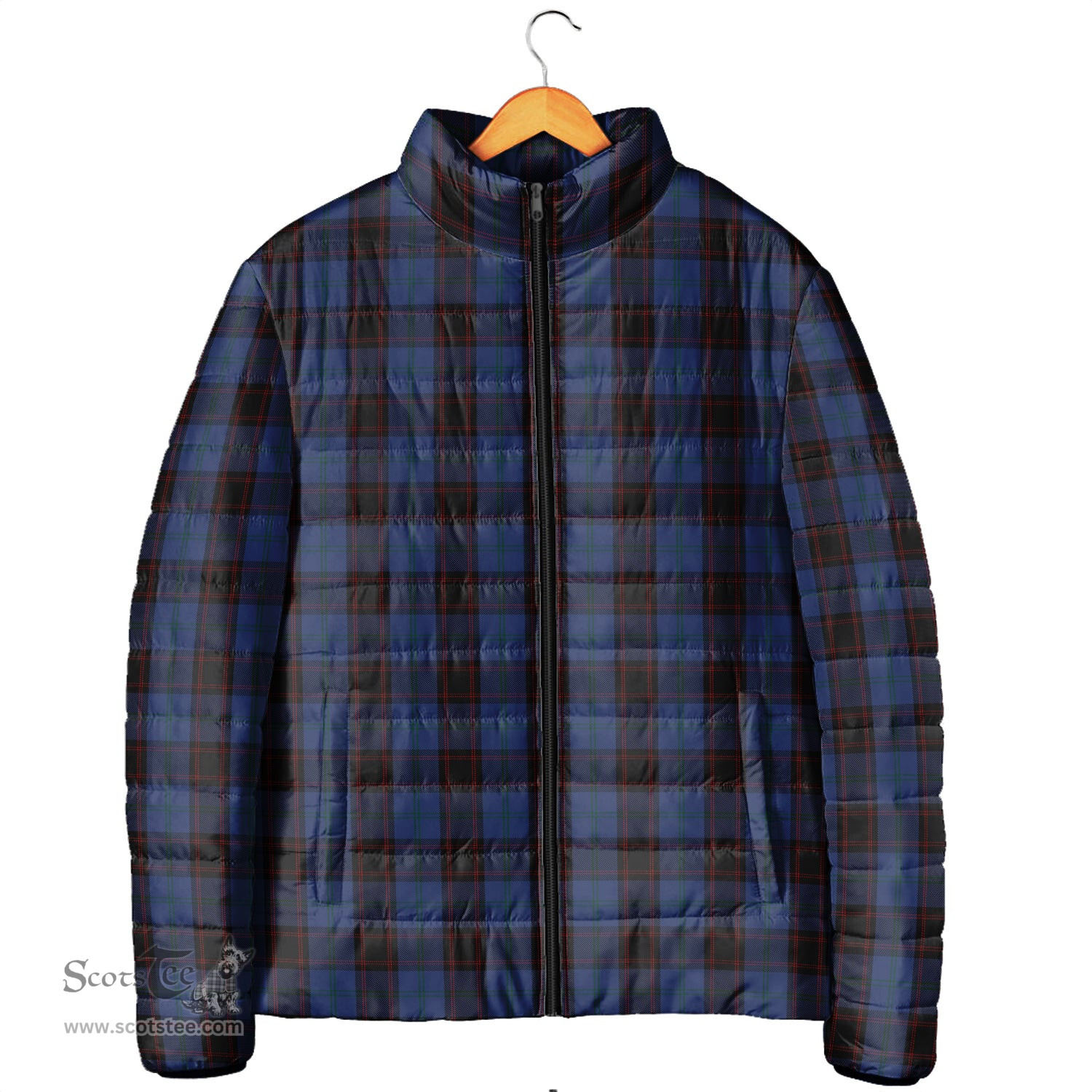 Scottish Home (Hume) Clan Tartan Padded Jacket - Tartan Plaid Jacket Scotstee Shop - Tartan Plaid - scotstee.com