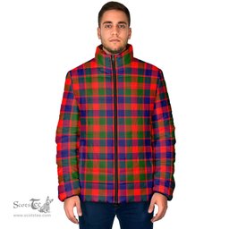 Scottish Gow of Skeoch Clan Tartan Padded Jacket - Tartan Plaid Jacket Scotstee Shop - Tartan Plaid - scotstee.com