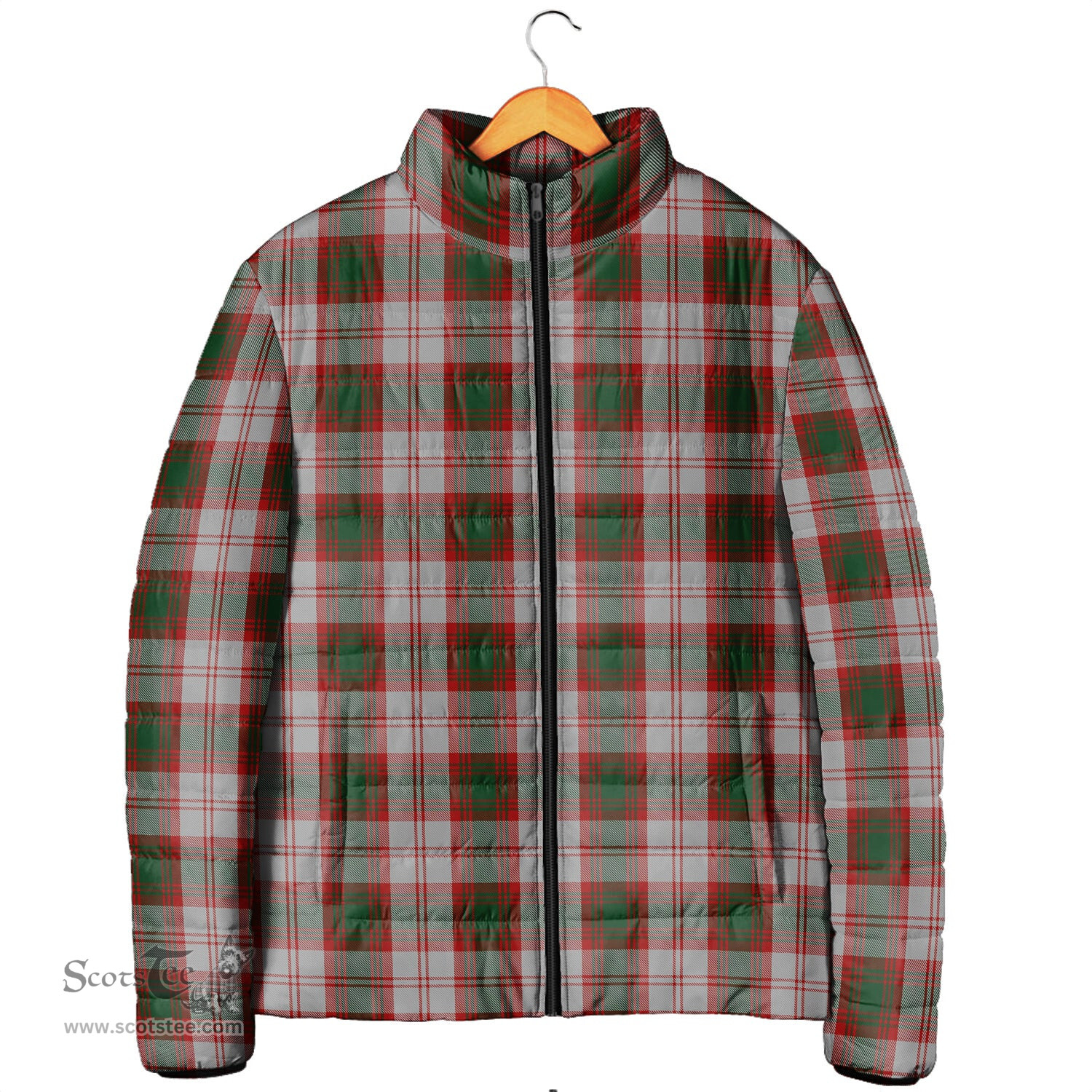 Scottish Lindsay Dress Red Clan Tartan Padded Jacket - Tartan Plaid Jacket Scotstee Shop - Tartan Plaid - scotstee.com