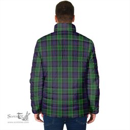Scottish Leslie Hunting Clan Tartan Padded Jacket - Tartan Plaid Jacket Scotstee Shop - Tartan Plaid - scotstee.com