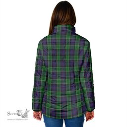 Scottish Leslie Hunting Clan Tartan Padded Jacket - Tartan Plaid Jacket Scotstee Shop - Tartan Plaid - scotstee.com