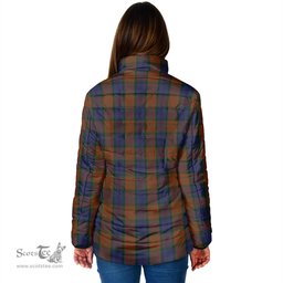 Scottish Longford County Ireland Clan Tartan Padded Jacket - Tartan Plaid Jacket Scotstee Shop - Tartan Plaid - scotstee.com
