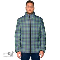 Scottish Leslie Hunting Ancient Clan Tartan Padded Jacket - Tartan Plaid Jacket Scotstee Shop - Tartan Plaid - scotstee.com