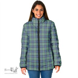 Scottish Leslie Hunting Ancient Clan Tartan Padded Jacket - Tartan Plaid Jacket Scotstee Shop - Tartan Plaid - scotstee.com