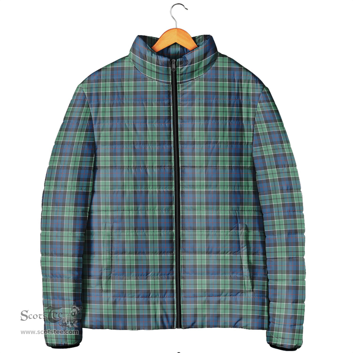 Scottish Leslie Hunting Ancient Clan Tartan Padded Jacket - Tartan Plaid Jacket Scotstee Shop - Tartan Plaid - scotstee.com