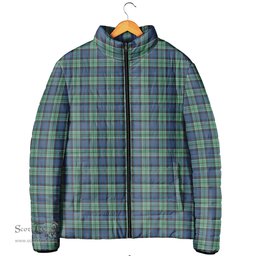 Scottish Leslie Hunting Ancient Clan Tartan Padded Jacket - Tartan Plaid Jacket Scotstee Shop - Tartan Plaid - scotstee.com