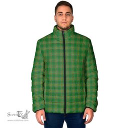 Scottish Ireland National Clan Tartan Padded Jacket - Tartan Plaid Jacket Scotstee Shop - Tartan Plaid - scotstee.com