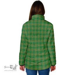 Scottish Ireland National Clan Tartan Padded Jacket - Tartan Plaid Jacket Scotstee Shop - Tartan Plaid - scotstee.com