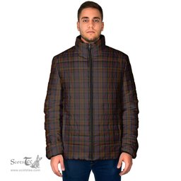 Scottish Laois County Ireland Clan Tartan Padded Jacket - Tartan Plaid Jacket Scotstee Shop - Tartan Plaid - scotstee.com
