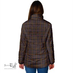 Scottish Laois County Ireland Clan Tartan Padded Jacket - Tartan Plaid Jacket Scotstee Shop - Tartan Plaid - scotstee.com