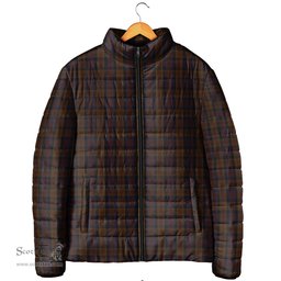 Scottish Laois County Ireland Clan Tartan Padded Jacket - Tartan Plaid Jacket Scotstee Shop - Tartan Plaid - scotstee.com