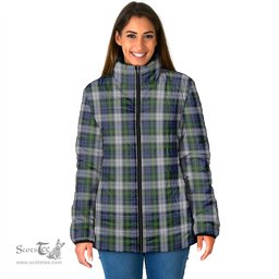 Scottish Gordon Dress Clan Tartan Padded Jacket - Tartan Plaid Jacket Scotstee Shop - Tartan Plaid - scotstee.com