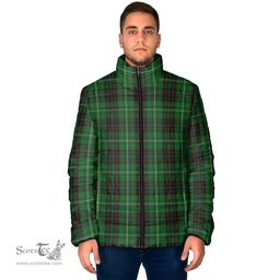 Scottish MacAulay of Lewis Clan Tartan Padded Jacket - Tartan Plaid Jacket Scotstee Shop - Tartan Plaid - scotstee.com