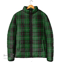 Scottish MacAulay of Lewis Clan Tartan Padded Jacket - Tartan Plaid Jacket Scotstee Shop - Tartan Plaid - scotstee.com