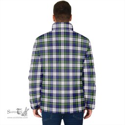 Scottish Gordon Dress Modern Clan Tartan Padded Jacket - Tartan Plaid Jacket Scotstee Shop - Tartan Plaid - scotstee.com