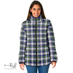 Scottish Gordon Dress Modern Clan Tartan Padded Jacket - Tartan Plaid Jacket Scotstee Shop - Tartan Plaid - scotstee.com