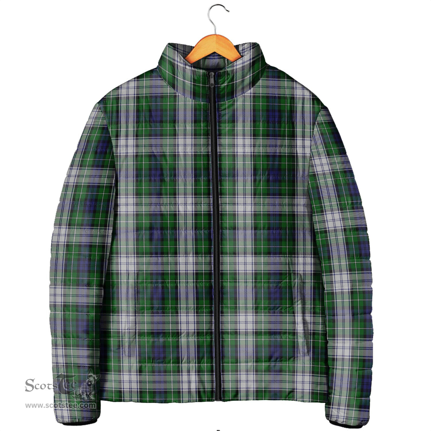 Scottish Forbes Dress Clan Tartan Padded Jacket - Tartan Plaid Jacket Scotstee Shop - Tartan Plaid - scotstee.com