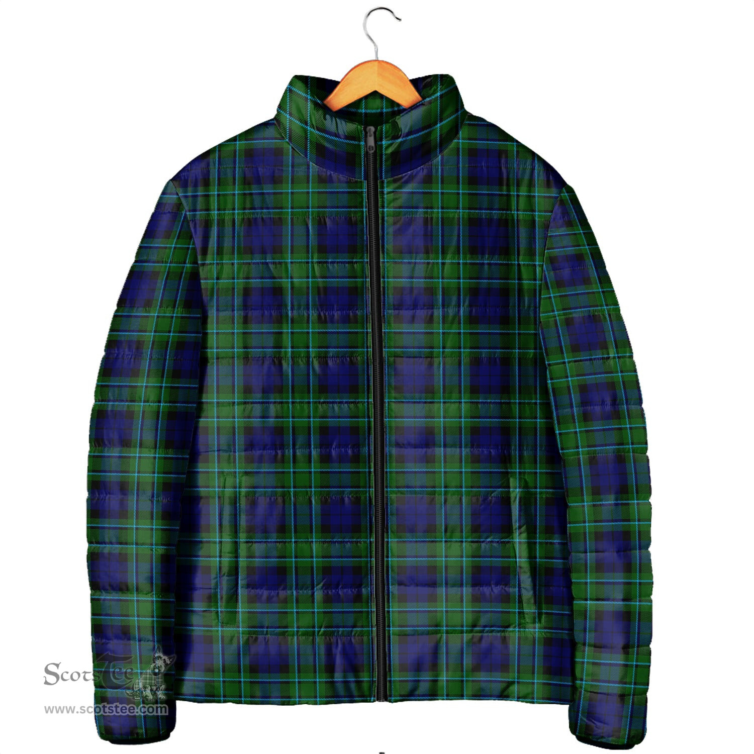 Scottish MacCallum Modern Clan Tartan Padded Jacket - Tartan Plaid Jacket Scotstee Shop - Tartan Plaid - scotstee.com