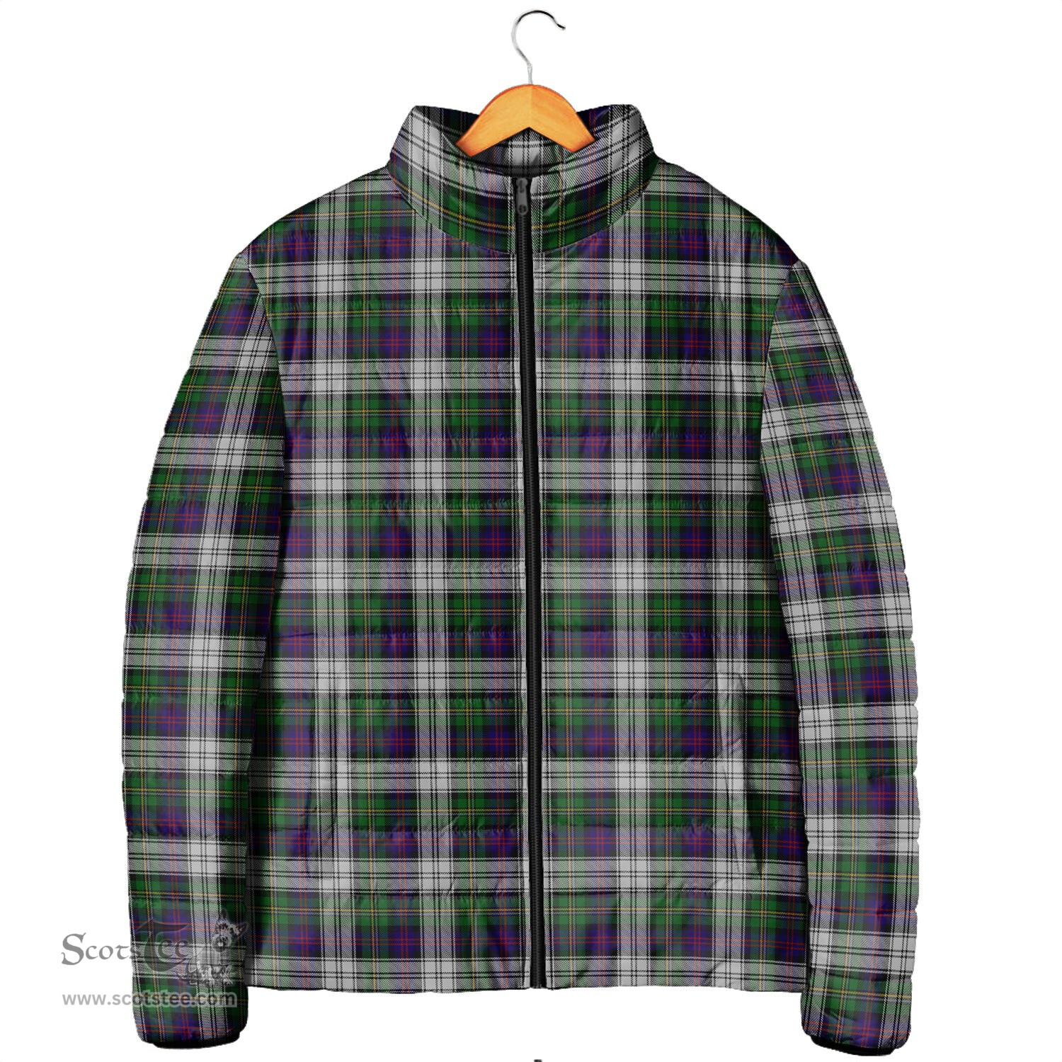 Scottish MacCallum Dress Clan Tartan Padded Jacket - Tartan Plaid Jacket Scotstee Shop - Tartan Plaid - scotstee.com