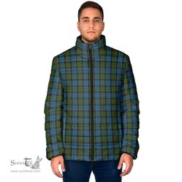 Scottish Fletcher of Dunans Clan Tartan Padded Jacket - Tartan Plaid Jacket Scotstee Shop - Tartan Plaid - scotstee.com