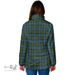 Scottish Fletcher of Dunans Clan Tartan Padded Jacket - Tartan Plaid Jacket Scotstee Shop - Tartan Plaid - scotstee.com