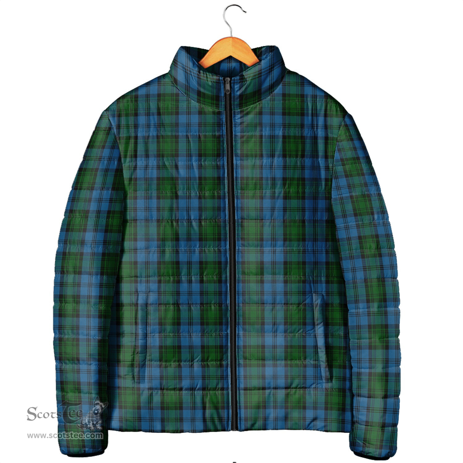 Scottish Kerr Hunting Clan Tartan Padded Jacket - Tartan Plaid Jacket Scotstee Shop - Tartan Plaid - scotstee.com