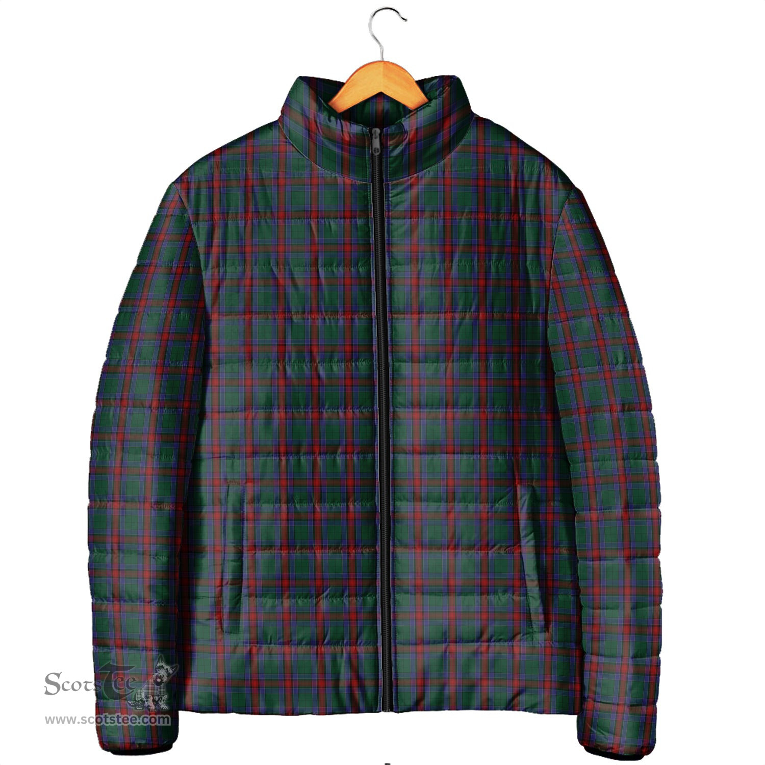 Scottish Jardine Dress Clan Tartan Padded Jacket - Tartan Plaid Jacket Scotstee Shop - Tartan Plaid - scotstee.com
